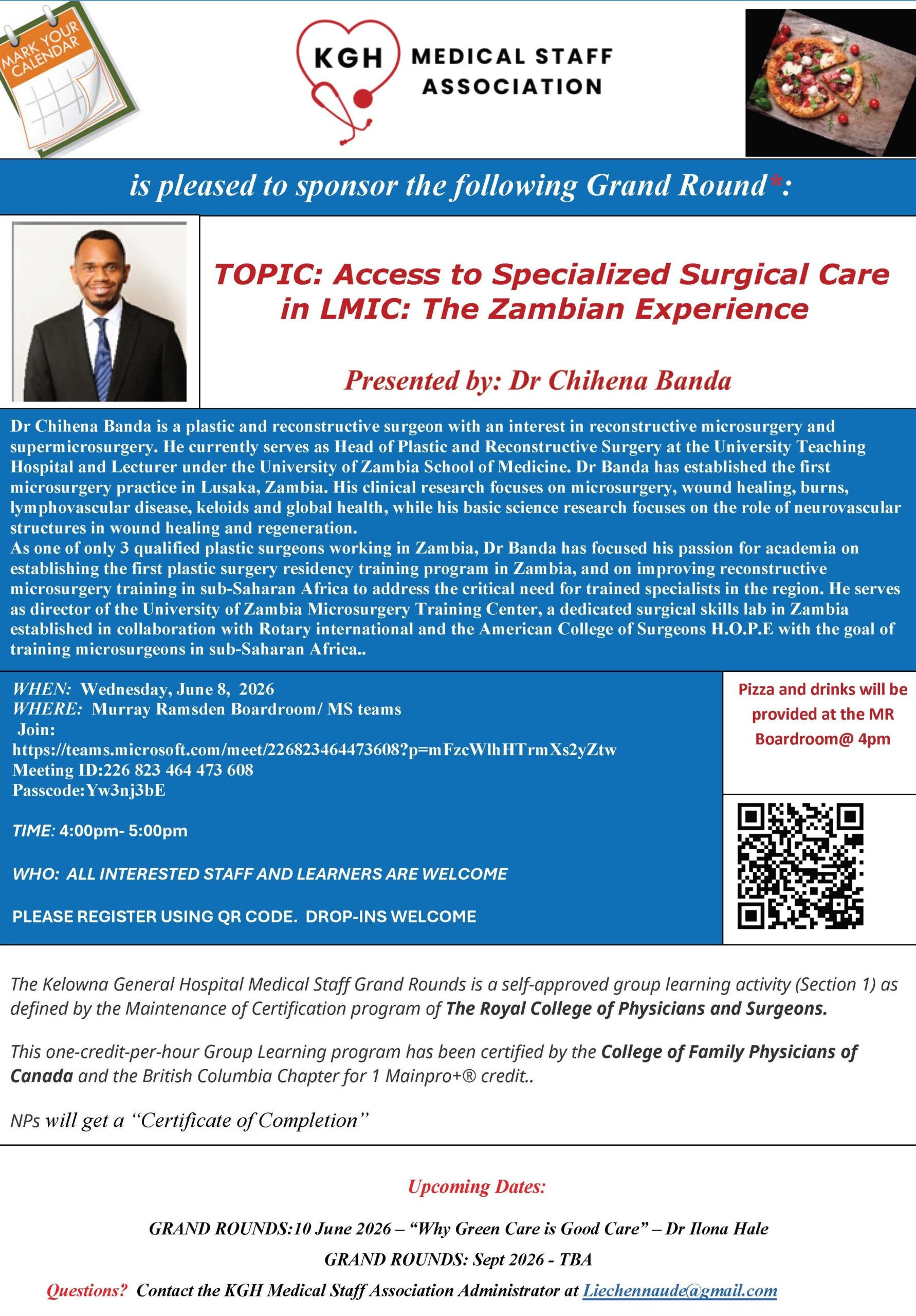 1. June 8 Poster – Dr Banda
