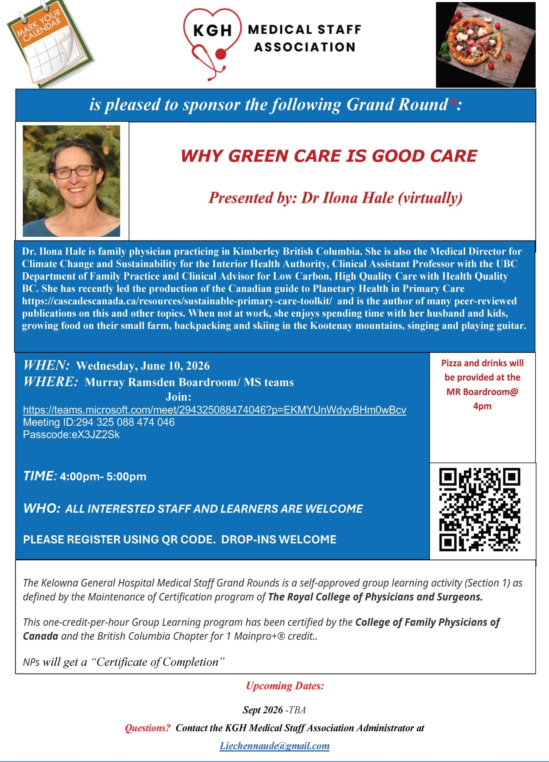 2. June 10 Poster – Dr Ilona Hale